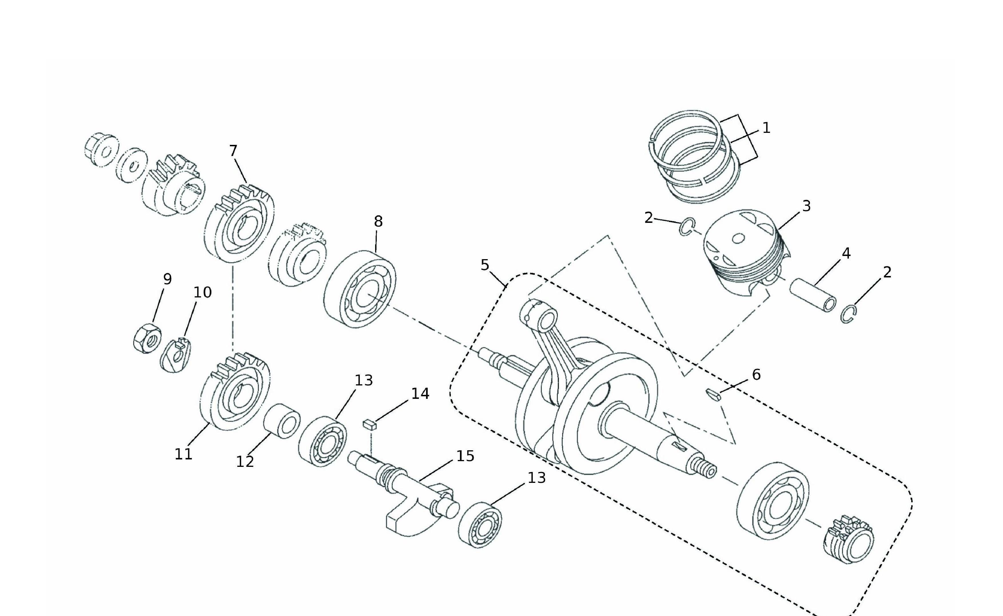 Kurbelwelle / Kolben Kurbelwelle / Kolben