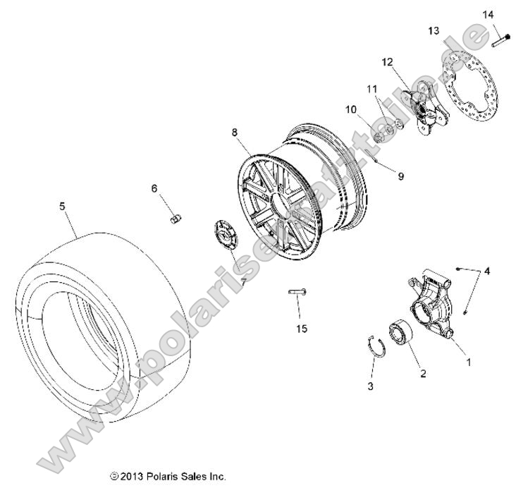 Wheels, Rear and Hub (A17SVS95CM)