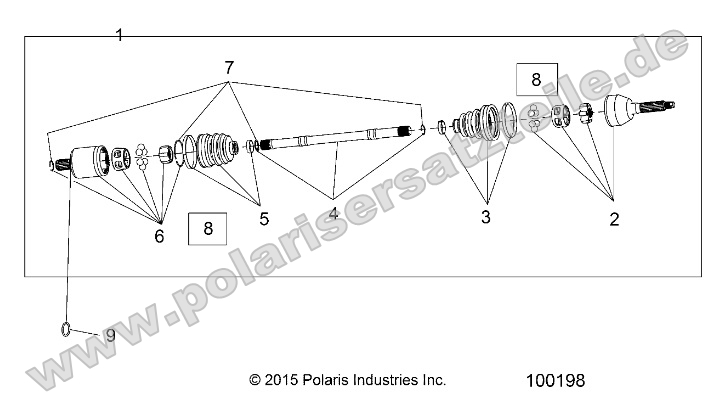 Drive Train, Front Half Shaft