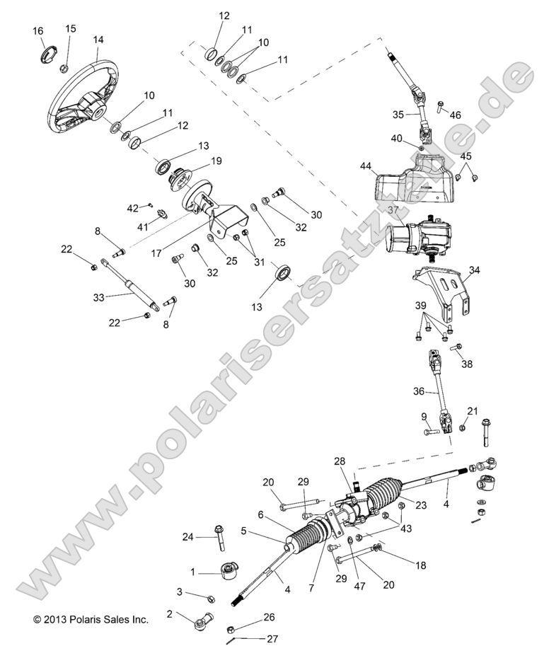 STEERING, STEERING ASM.