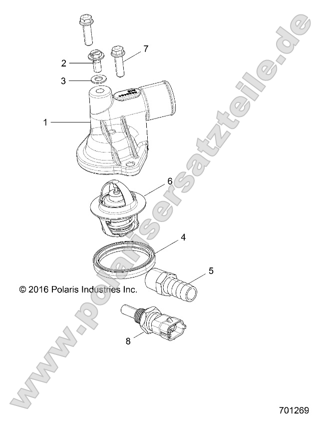 Engine, Thermostat and Cover