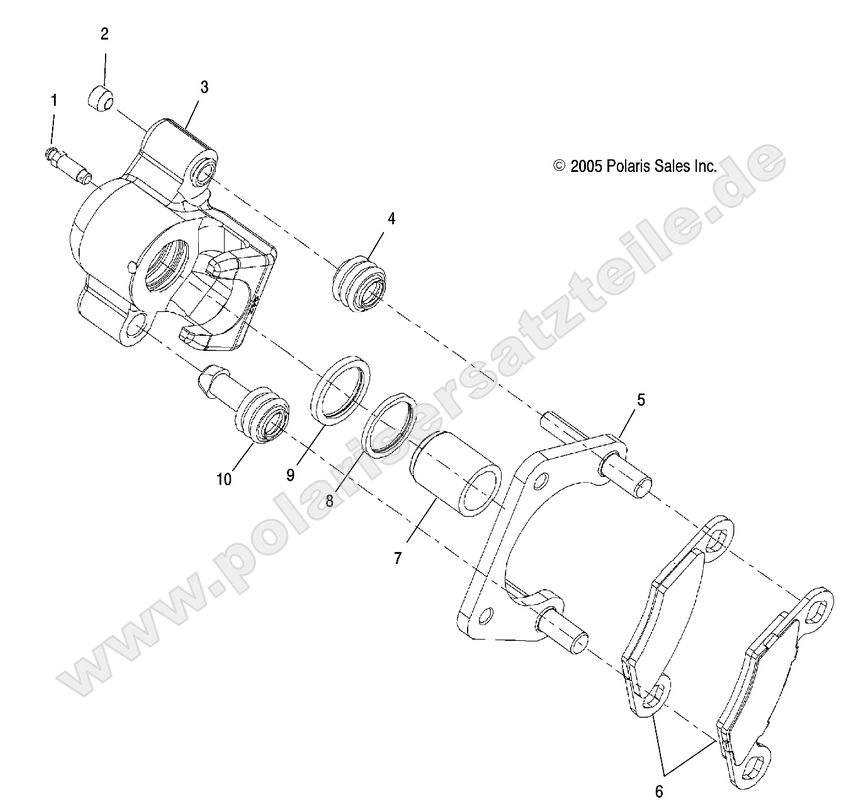 BRAKES, REAR CALIPER