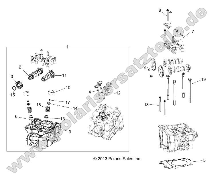 Engine, Cylinder Head, Cams and Valves