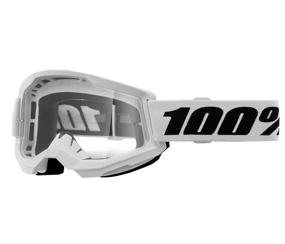 100__Crossbrille_Strata_2___White_weiss___klares_Glas__50027_00019 100% Crossbrille Strata 2 - White weiß - klares Glas