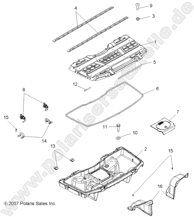 BODY, FRONT STORAGE BOX