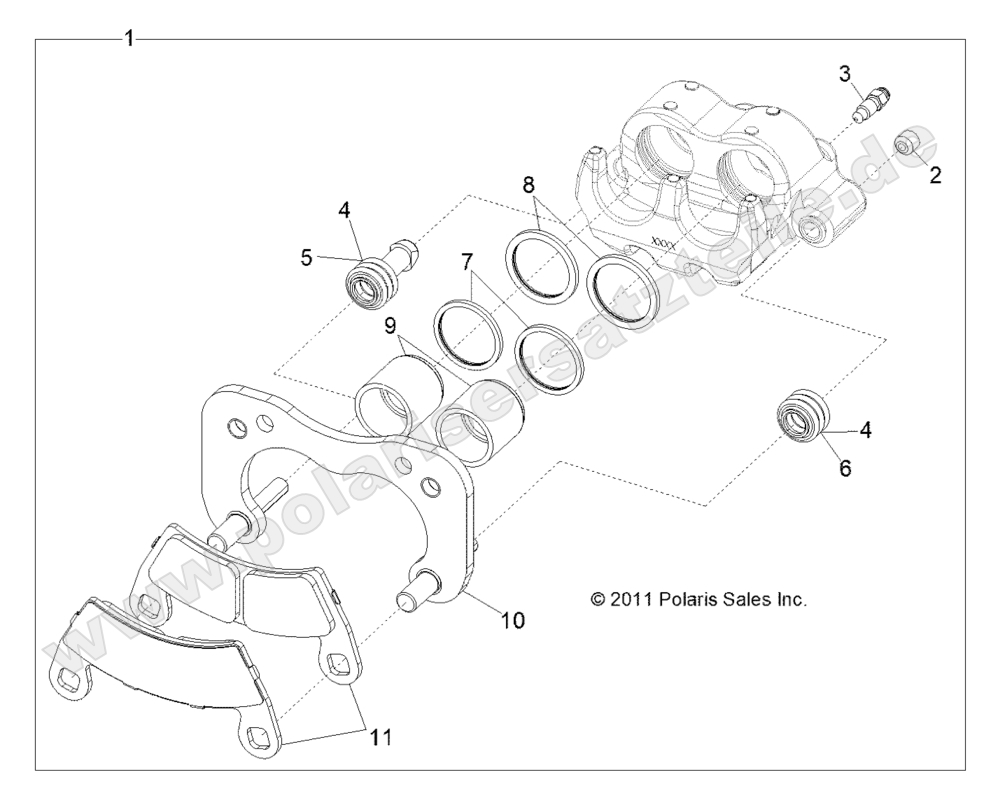 BRAKES, REAR CALIPER