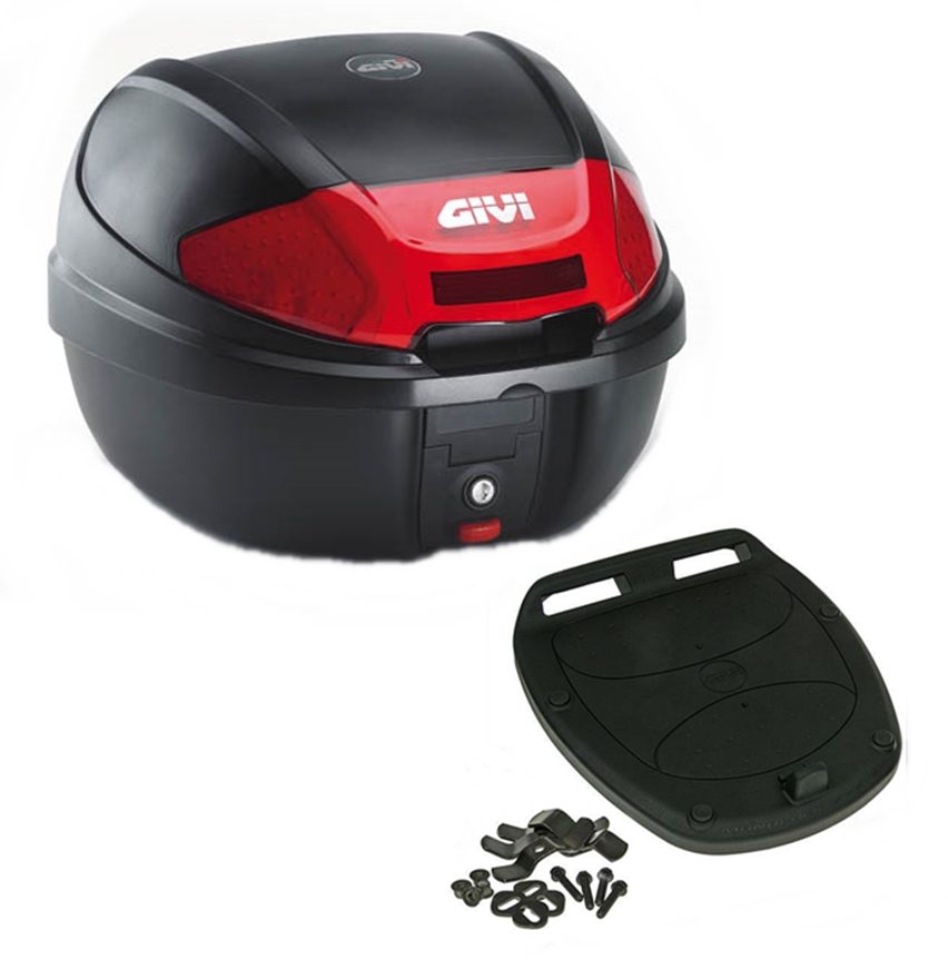 Givi Monolock Topcase E300 N - 30 Liter - schwarz - inkl. Montagekit