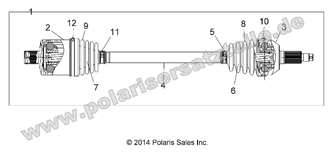 Drive Train, Rear Half Shaft