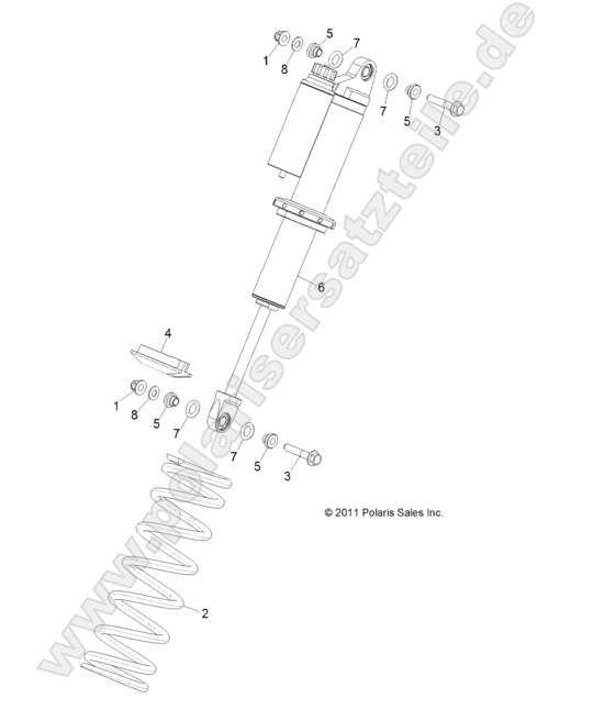 SUSPENSION, FRONT SHOCK MOUNTING