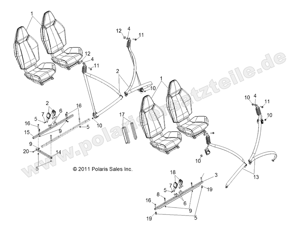 BODY, SEAT MOUNTING and BELTS