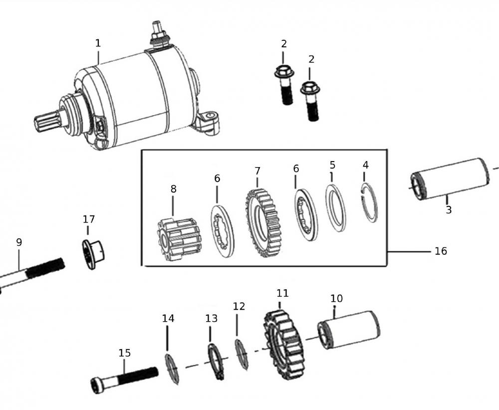 52525_53yOhACi4mKccSe Anlasser
