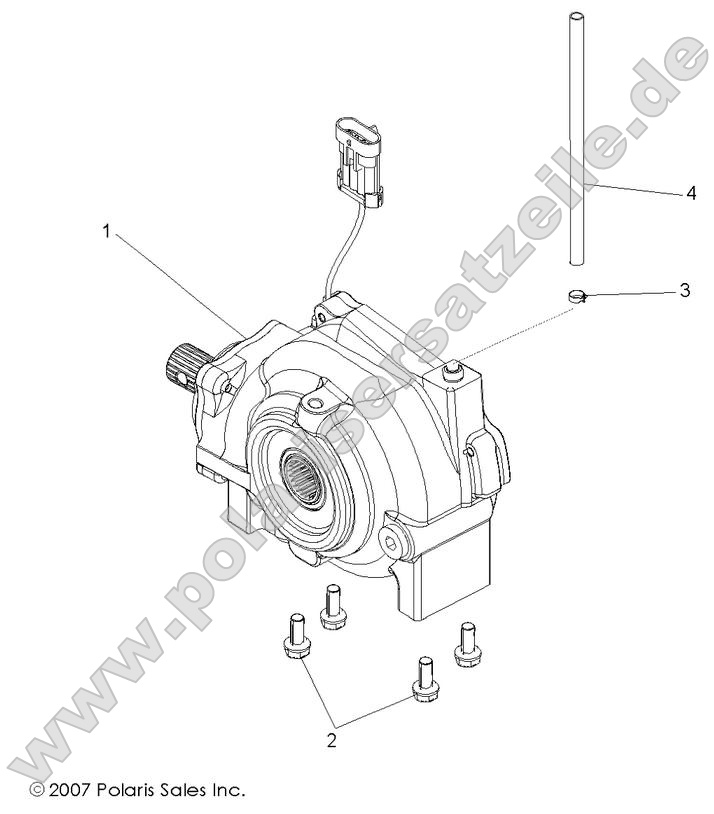 drive train front gearcase