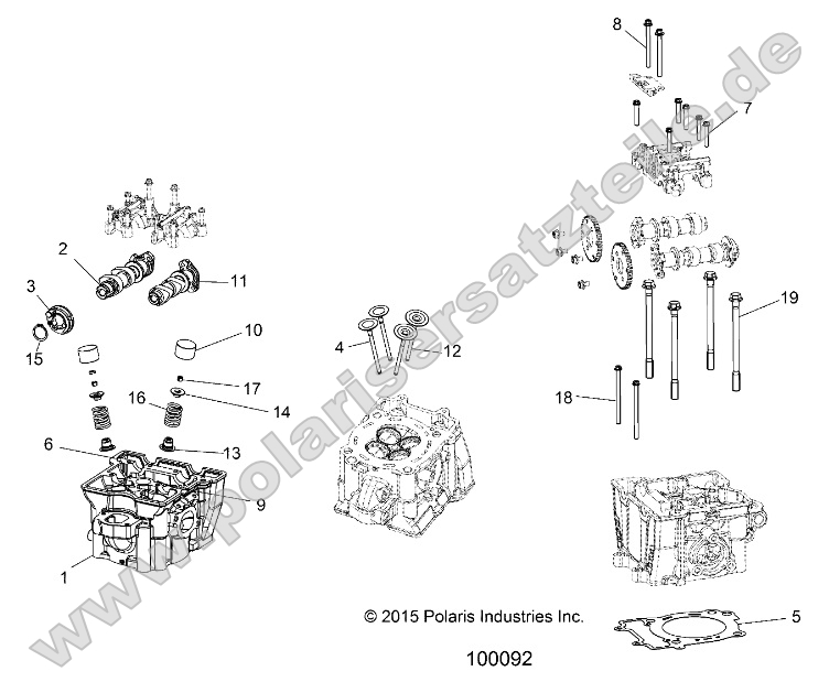 Engine, Cylinder Head, Cams and Valves