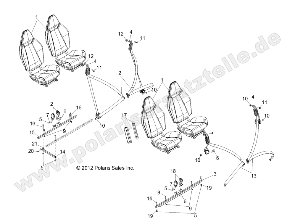 BODY, SEAT MOUNTING and BELTS