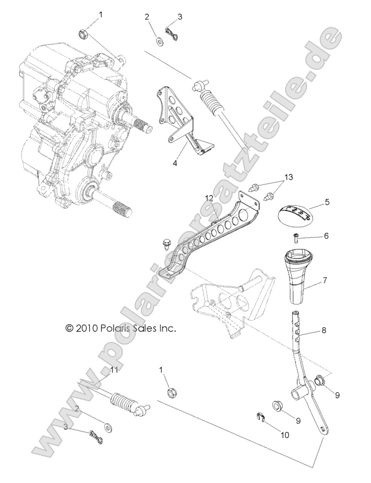 DRIVE TRAIN, GEAR SELECTOR