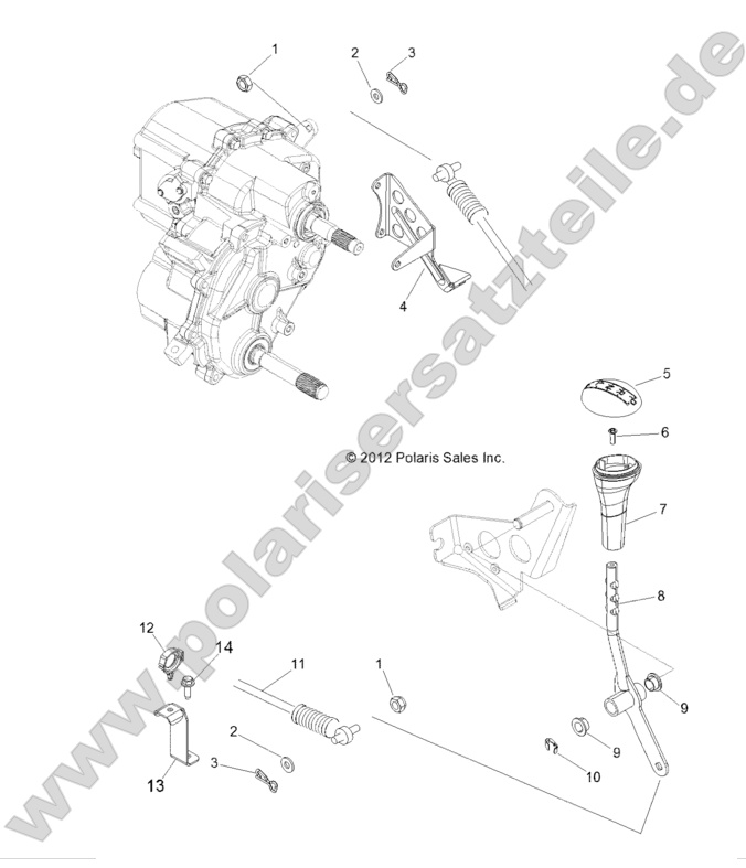 DRIVE TRAIN, GEAR SELECTOR