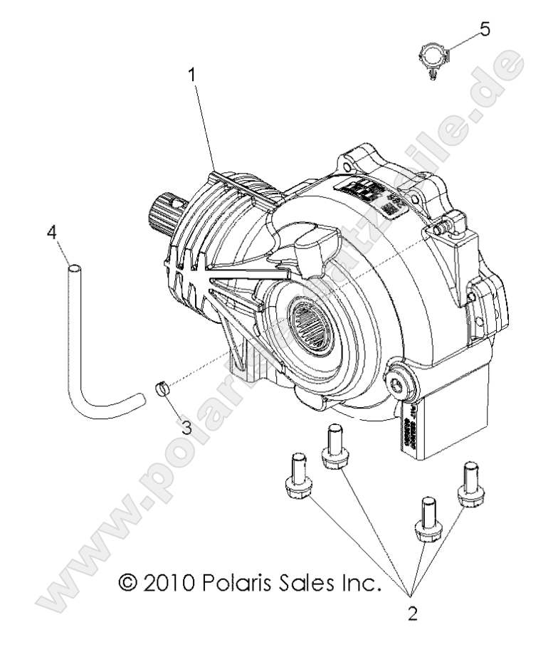 DRIVE TRAIN, FRONT GEARCASE