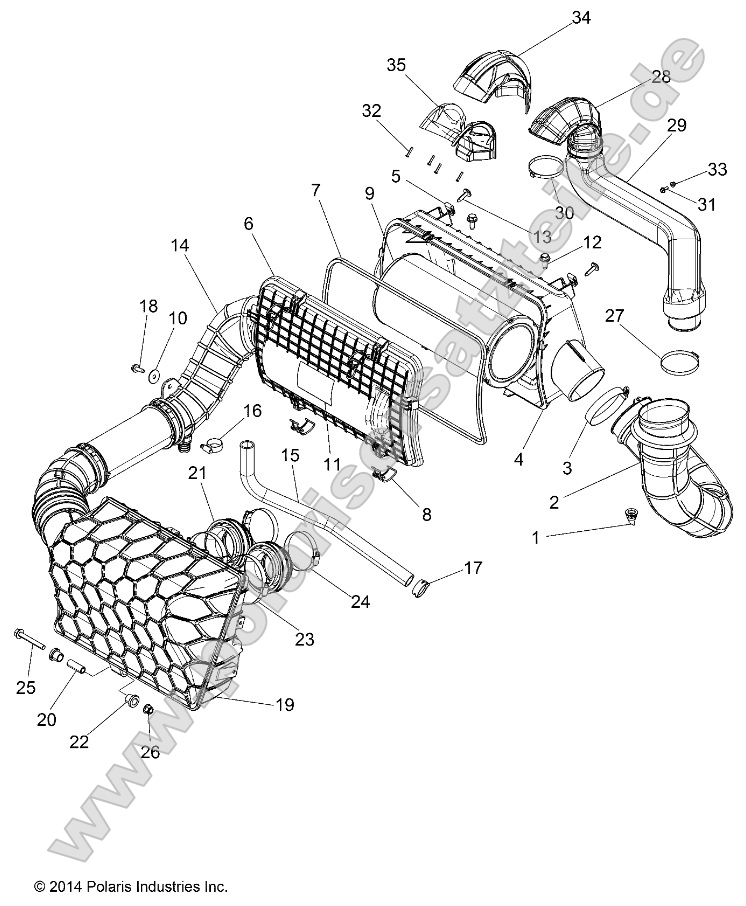 Engine, Air Intake System (49RGRAIRBOX151000AL)