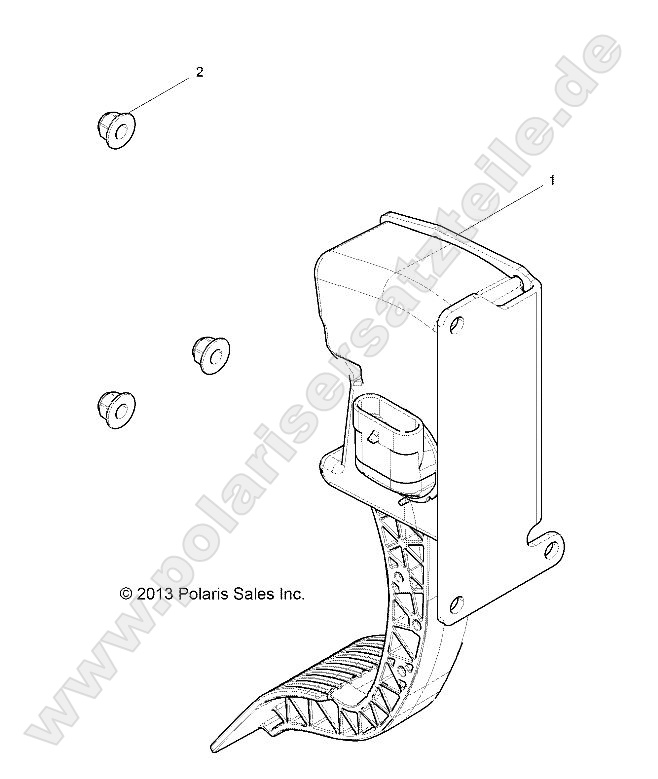 ENGINE, THROTTLE PEDAL