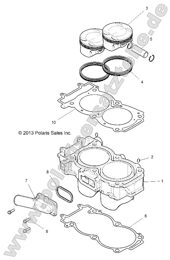 Engine, Cylinder and Piston