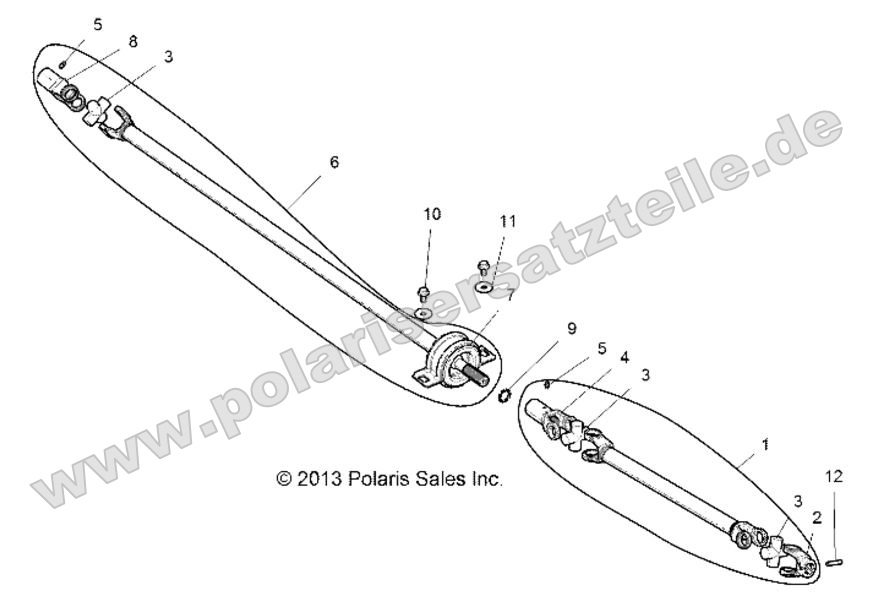 DRIVE TRAIN, PROP SHAFT