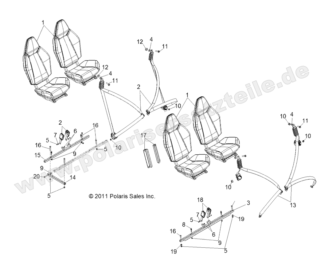 BODY, SEAT MOUNTING and BELTS