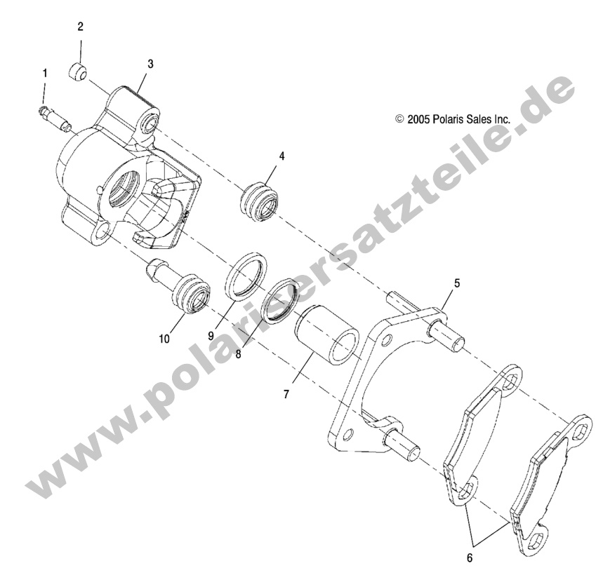 BRAKES, REAR CALIPER