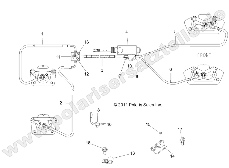 BRAKES, BRAKE LINES and MASTER CYLINDER