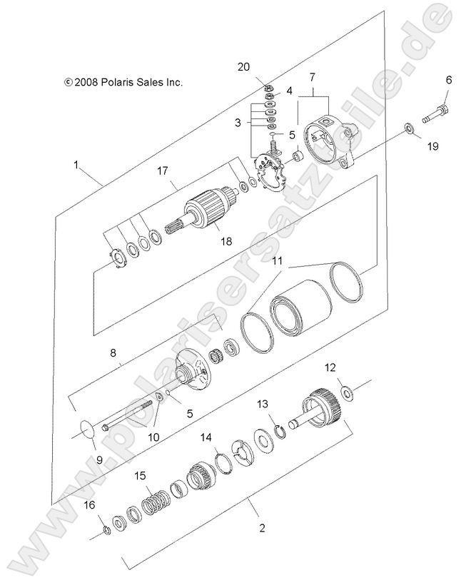 ENGINE, STARTING SYSTEM