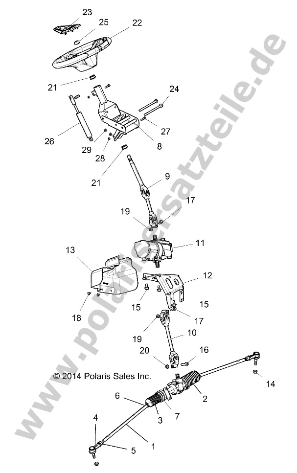 STEERING, STEERING ASM