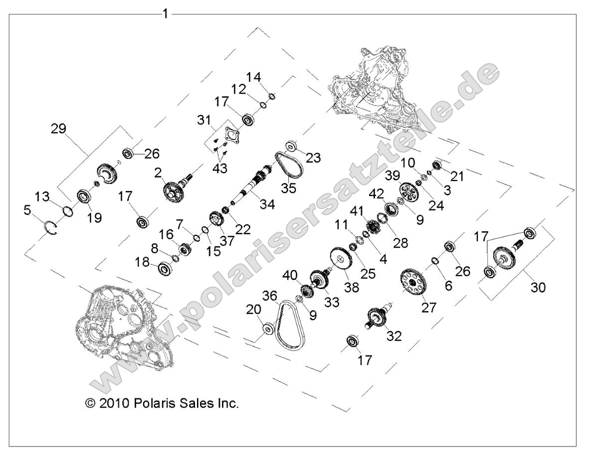 Drive Train, Main Gearcase Internals
