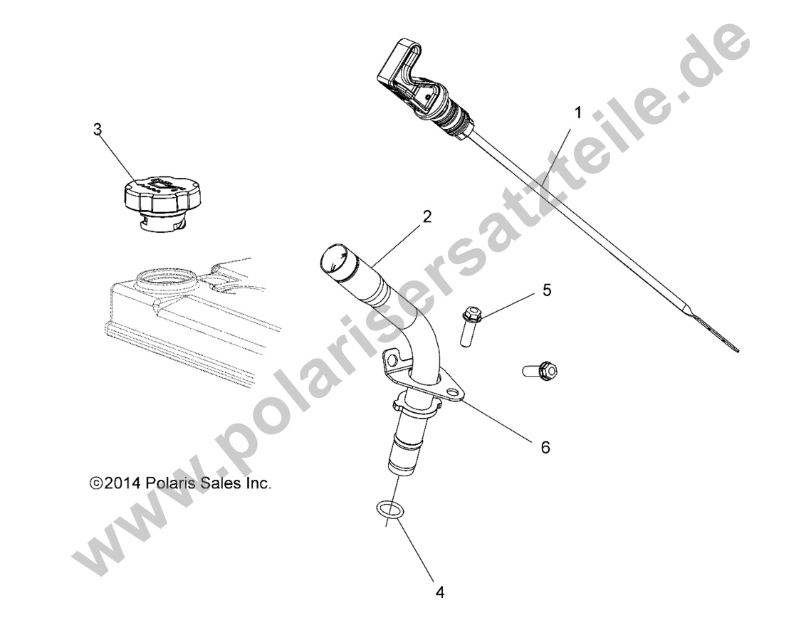 ENGINE, OIL DIPSTICK
