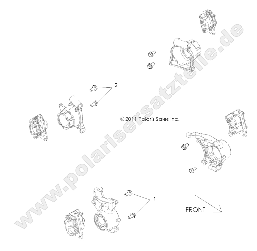 BRAKES, CALIPER MOUNTING