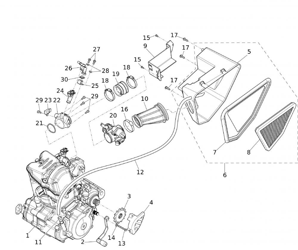 52626_25 Einlasssystem / Luftfilterkasten