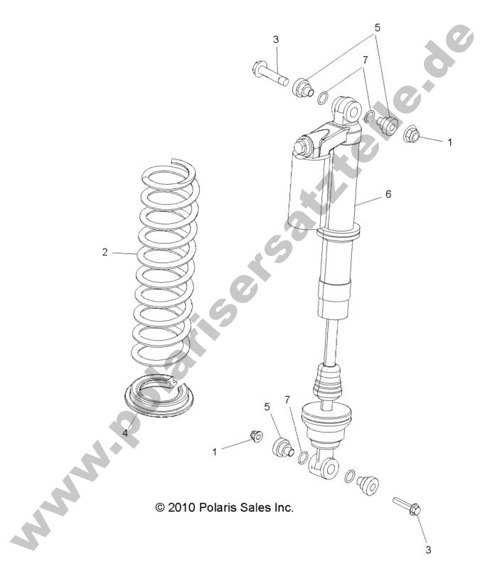 SUSPENSION, FRONT SHOCK MOUNTING