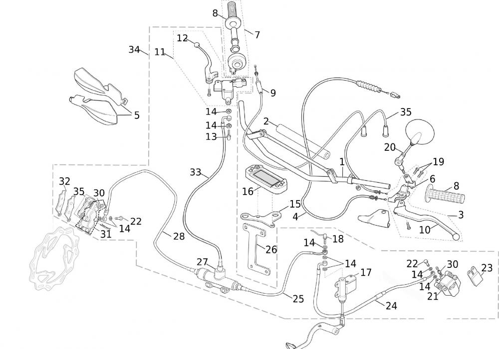 52598_84 Lenker - Bedienelement