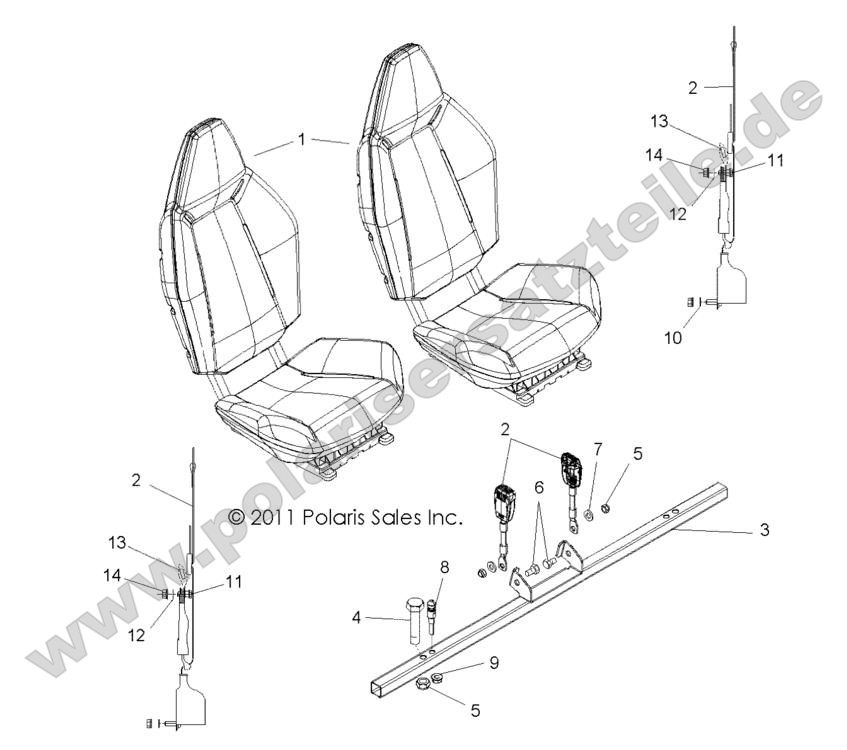 BODY, SEAT MOUNTING and BELTS
