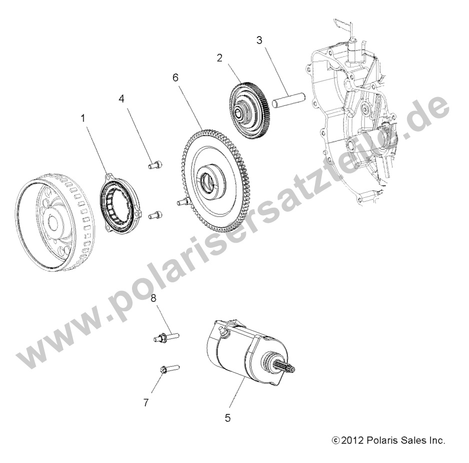 ENGINE, STARTER and DRIVE