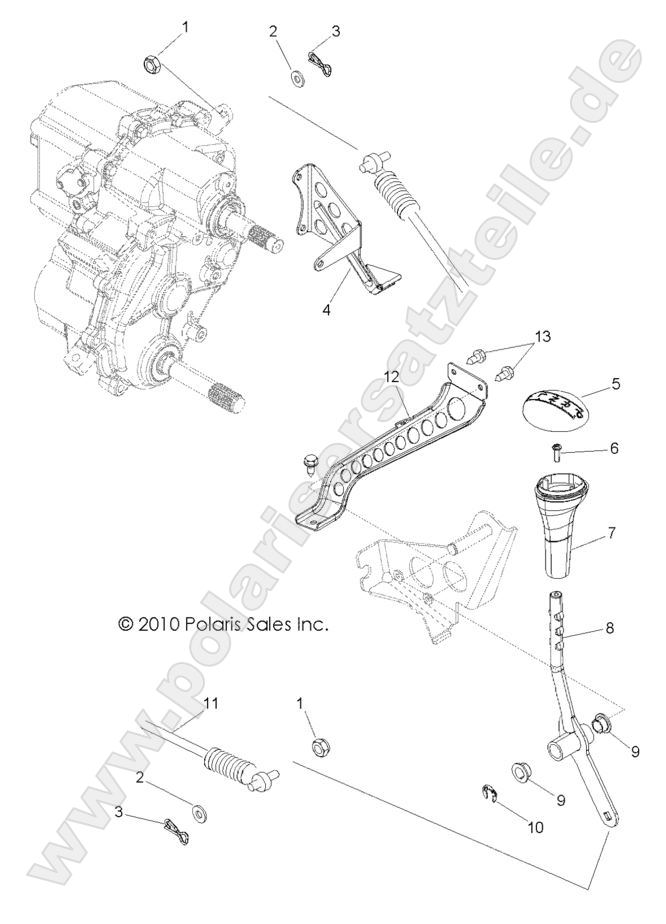 DRIVE TRAIN, GEAR SELECTOR