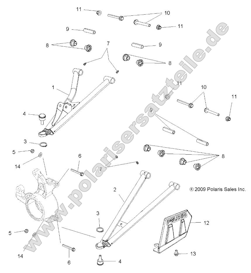 Suspension, Front A-Arms