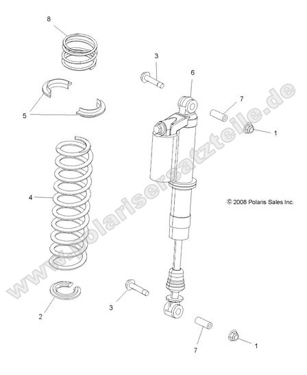 suspension front shock mounting