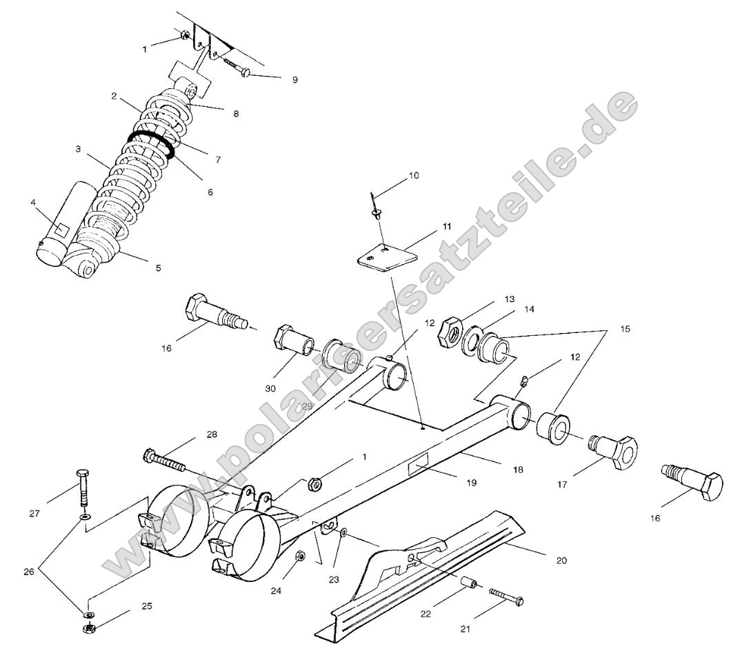 Swing Arm/Shock Mounting