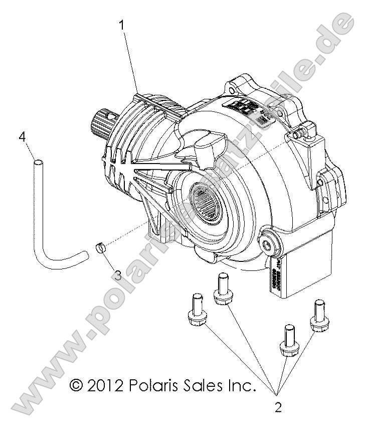 Drive Train, Front Gearcase Mounting