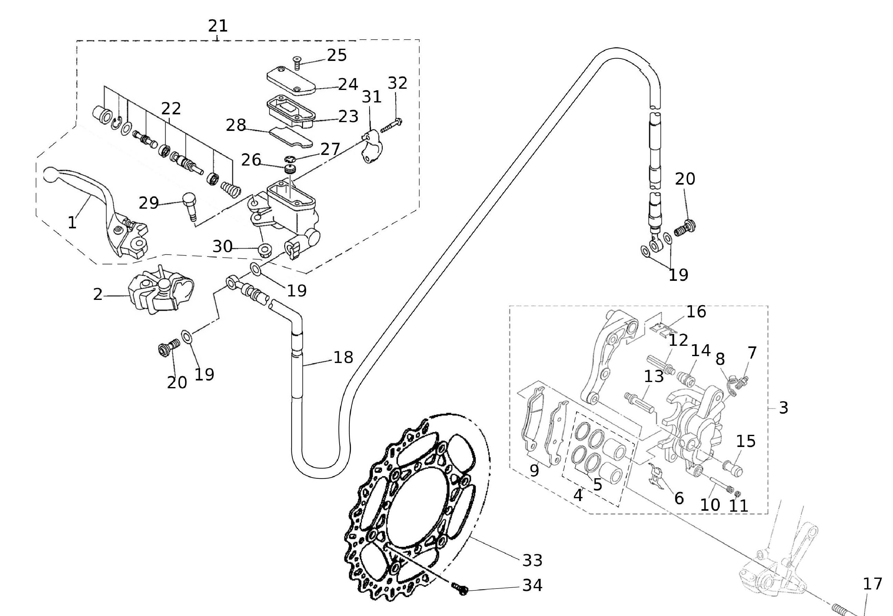 Bremssystem vorne Bremssystem vorne
