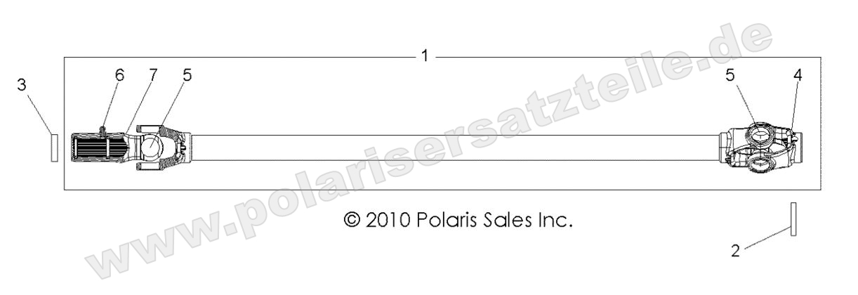 DRIVE TRAIN, FRONT PROP SHAFT