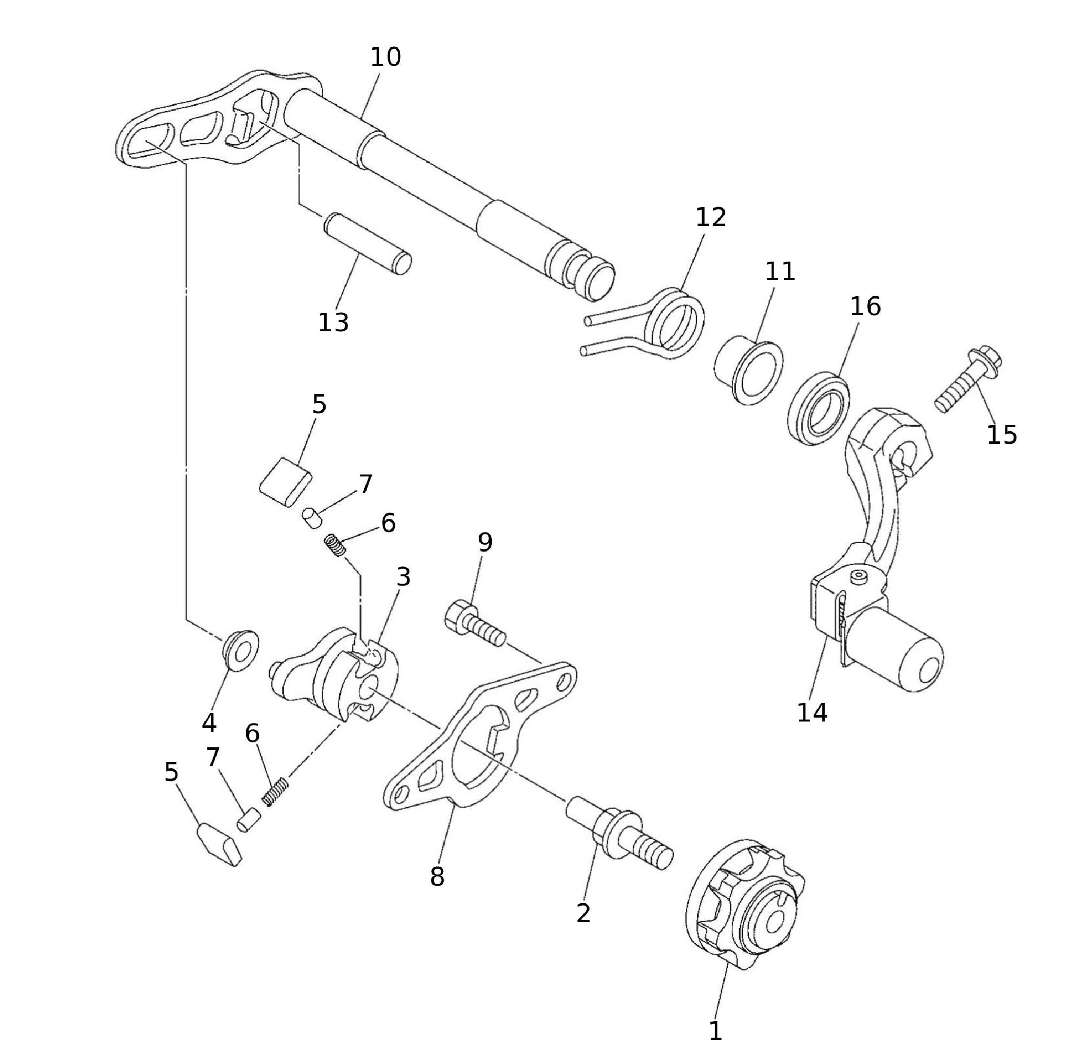 Schaltwelle Schaltwelle
