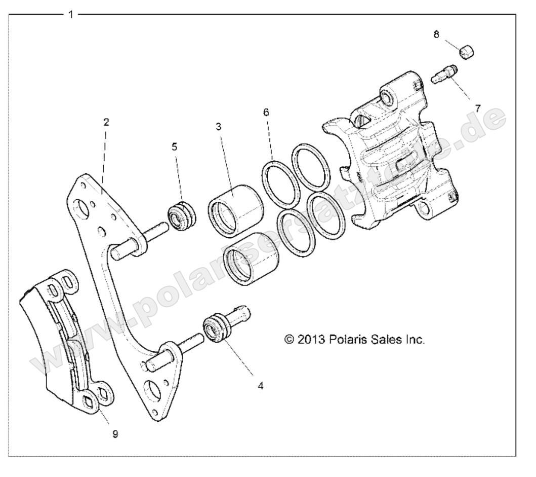 BRAKES, FRONT CALIPER