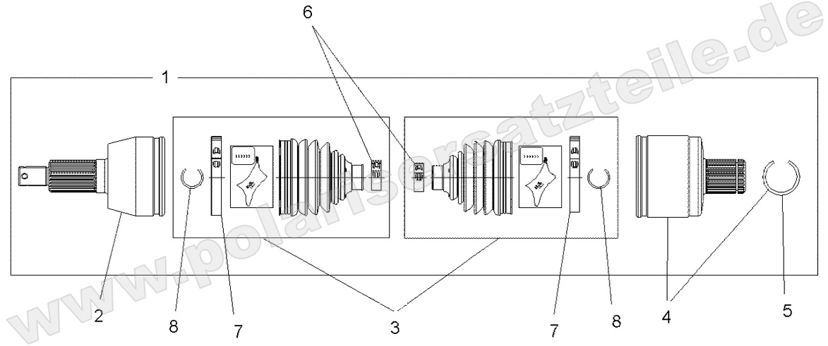 DRIVE TRAIN, DRIVE SHAFT, REAR