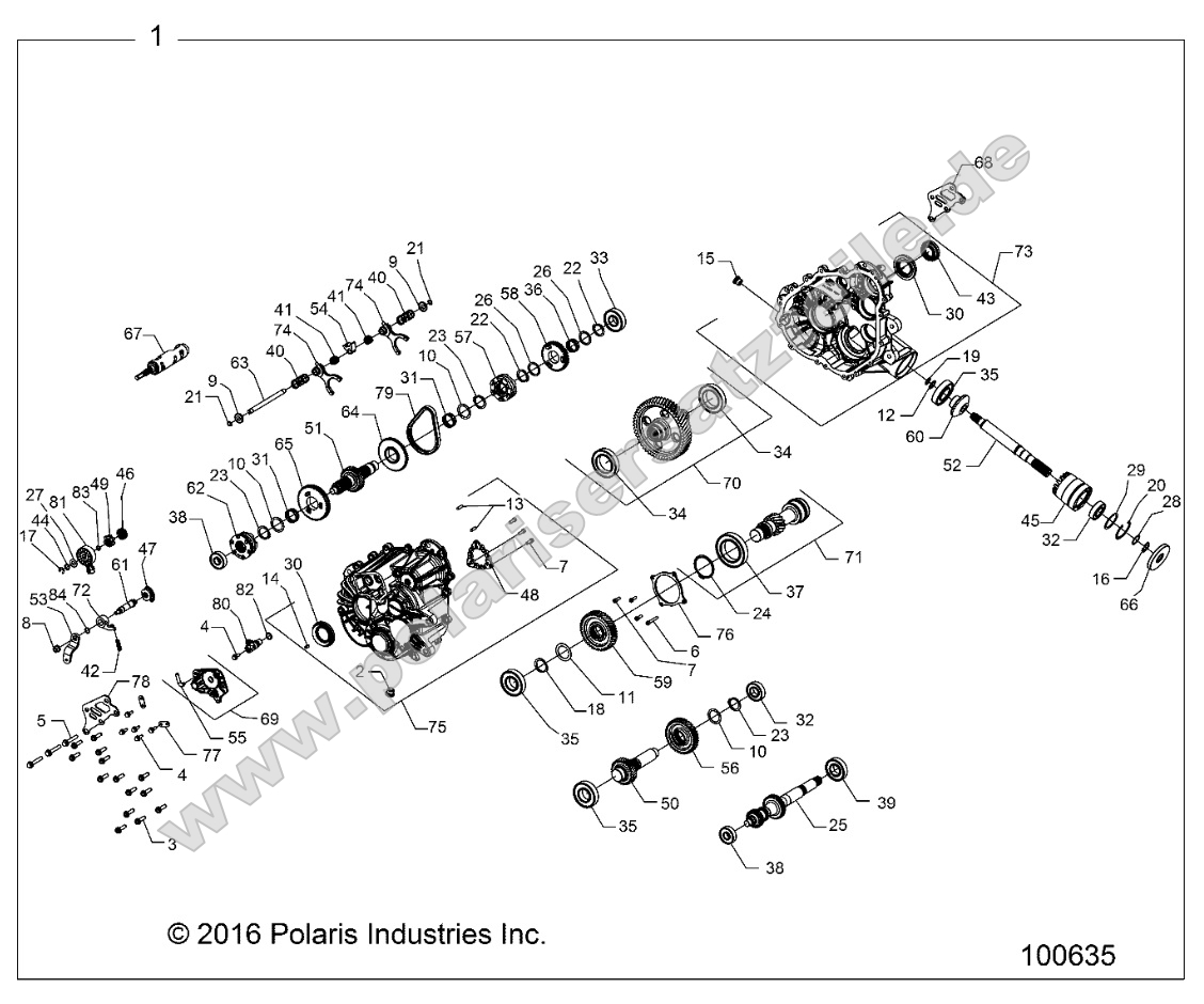 Drive Train, Main Gearcase