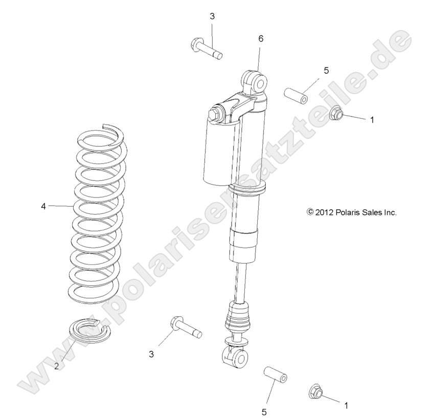 SUSPENSION, FRONT SHOCK MOUNTING